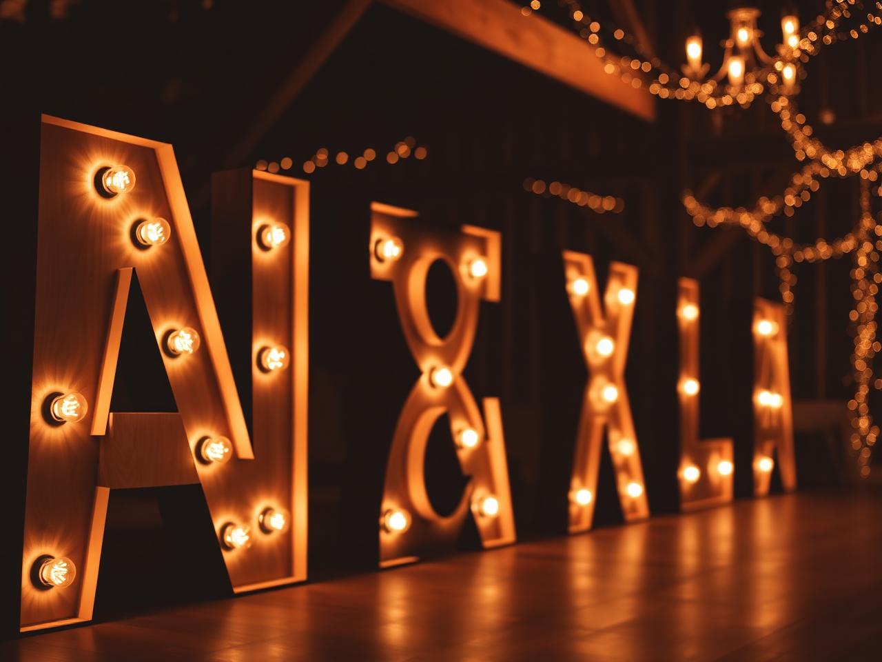 Rustic Lights hire in Leeds