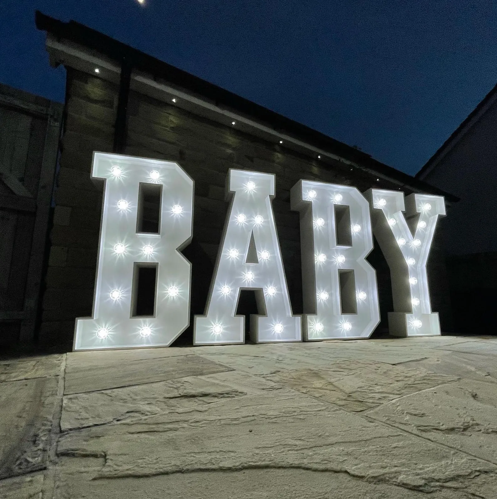Baby Showers & Gender Reveals light hire Leeds